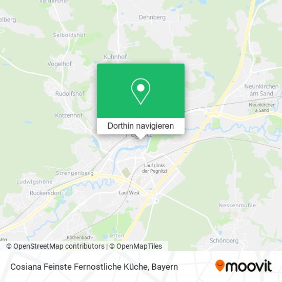 Cosiana Feinste Fernostliche Küche Karte