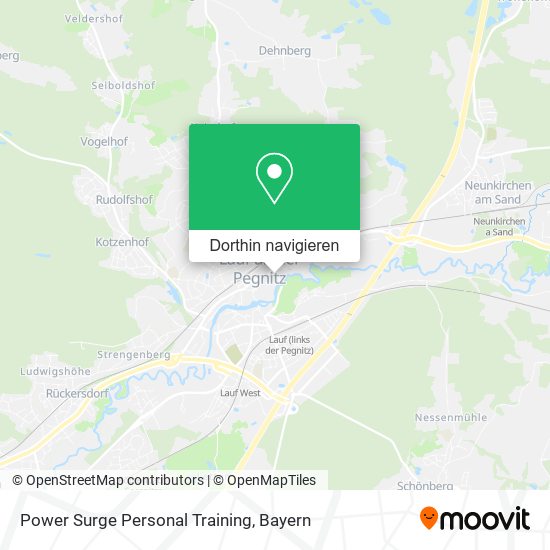 Power Surge Personal Training Karte