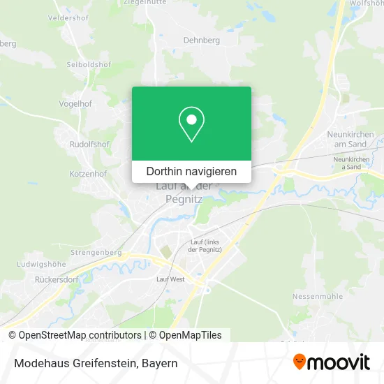 Modehaus Greifenstein Karte