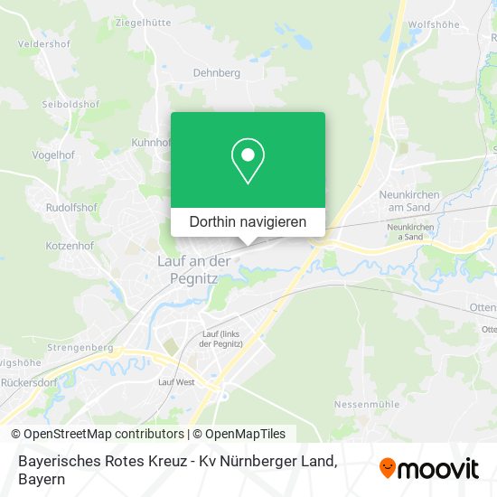 Bayerisches Rotes Kreuz - Kv Nürnberger Land Karte