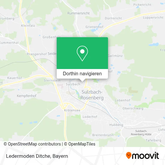 Ledermoden Ditche Karte