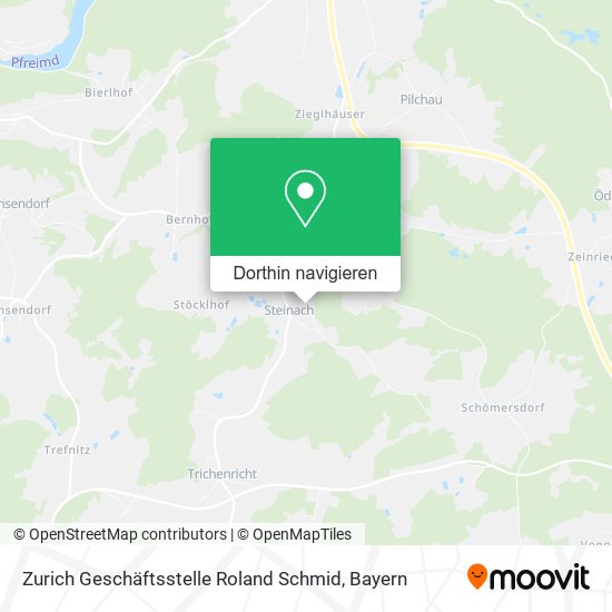 Zurich Geschäftsstelle Roland Schmid Karte