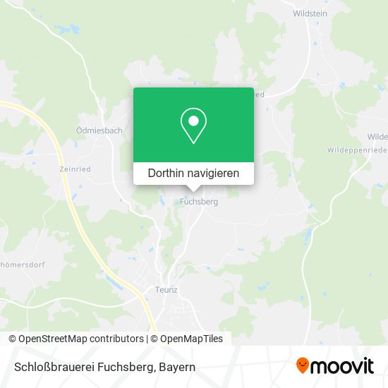 Schloßbrauerei Fuchsberg Karte