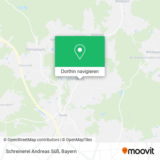 Schreinerei Andreas Süß Karte