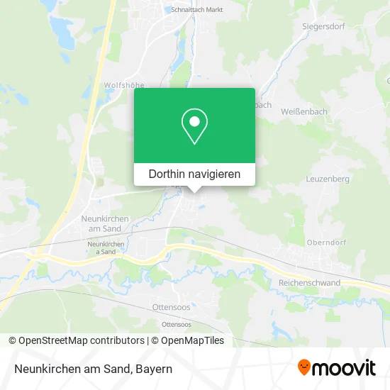 Neunkirchen am Sand Karte