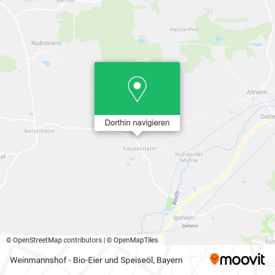 Weinmannshof - Bio-Eier und Speiseöl Karte