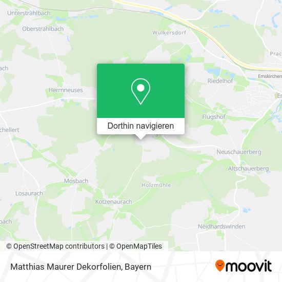 Matthias Maurer Dekorfolien Karte