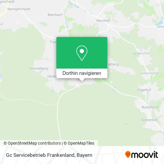 Gc Servicebetrieb Frankenland Karte