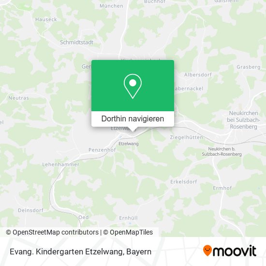 Evang. Kindergarten Etzelwang Karte