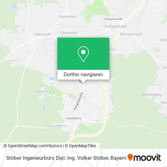 Stöber Ingenieurbüro Dipl.-Ing. Volker Stöber Karte