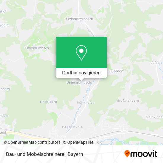 Bau- und Möbelschreinerei Karte