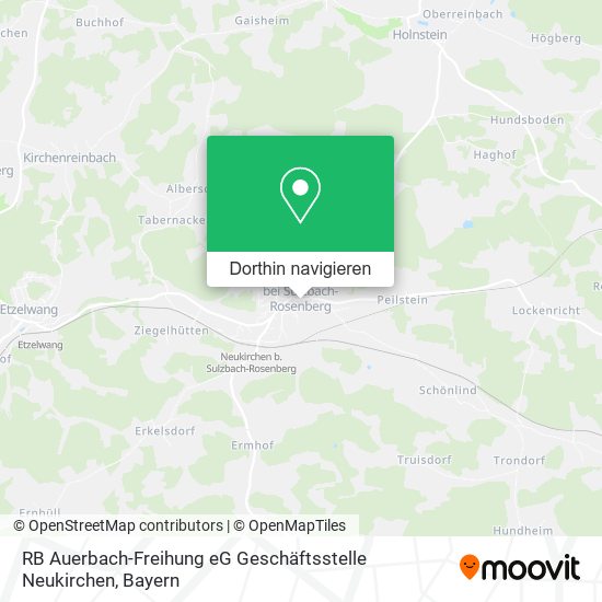 RB Auerbach-Freihung eG Geschäftsstelle Neukirchen Karte