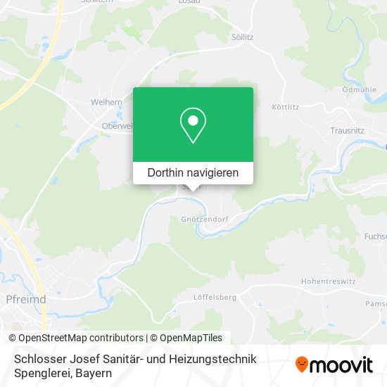 Schlosser Josef Sanitär- und Heizungstechnik Spenglerei Karte