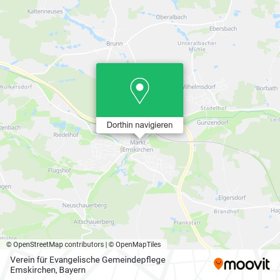 Verein für Evangelische Gemeindepflege Emskirchen Karte