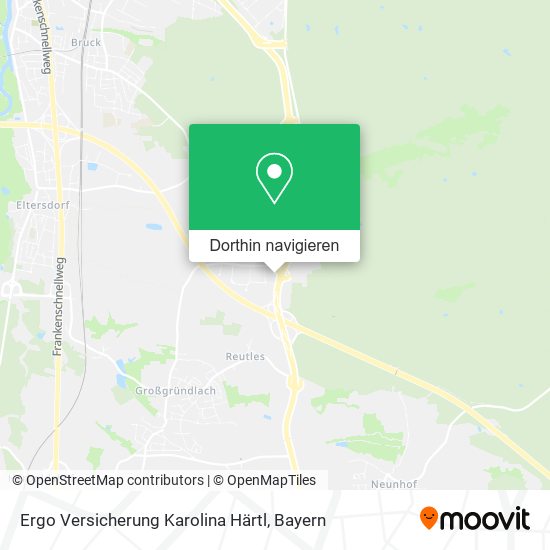 Ergo Versicherung Karolina Härtl Karte