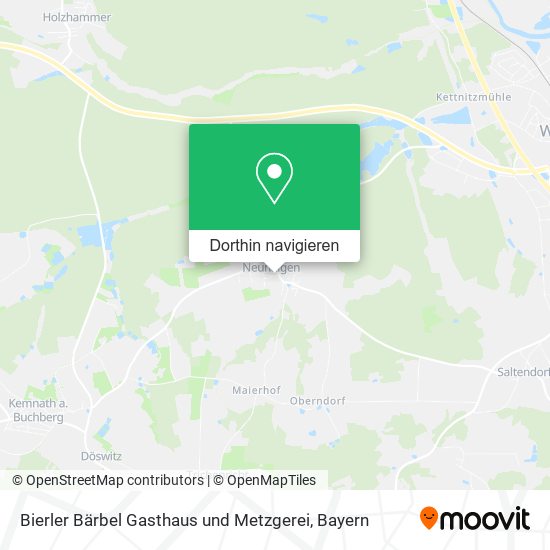 Bierler Bärbel Gasthaus und Metzgerei Karte