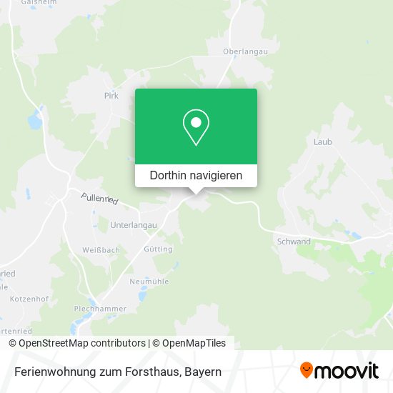 Ferienwohnung zum Forsthaus Karte