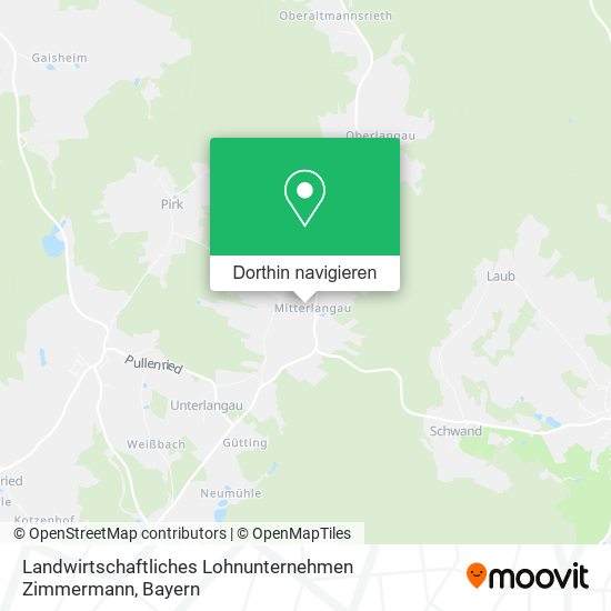 Landwirtschaftliches Lohnunternehmen Zimmermann Karte