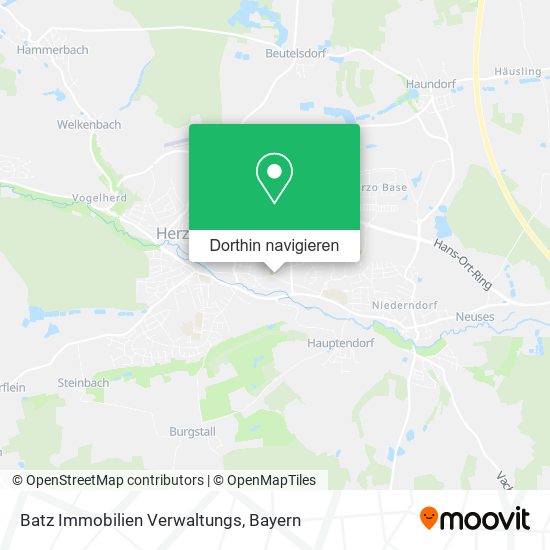 Batz Immobilien Verwaltungs Karte