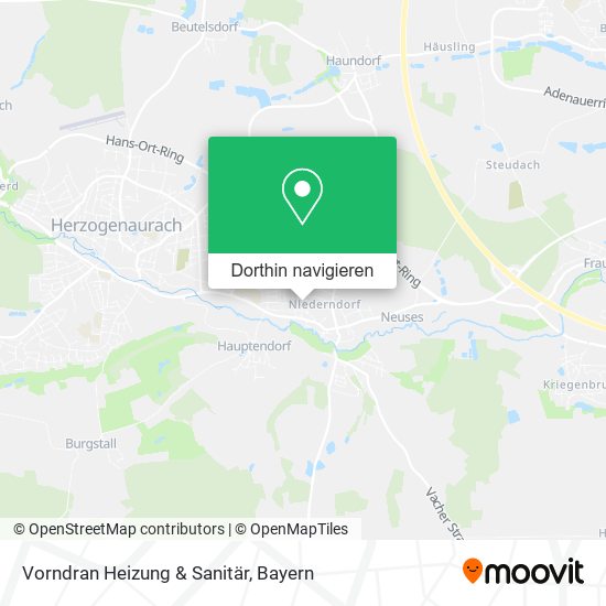 Vorndran Heizung & Sanitär Karte