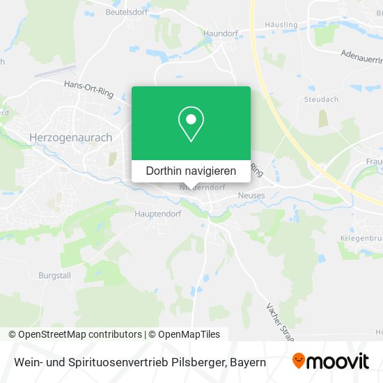Wein- und Spirituosenvertrieb Pilsberger Karte