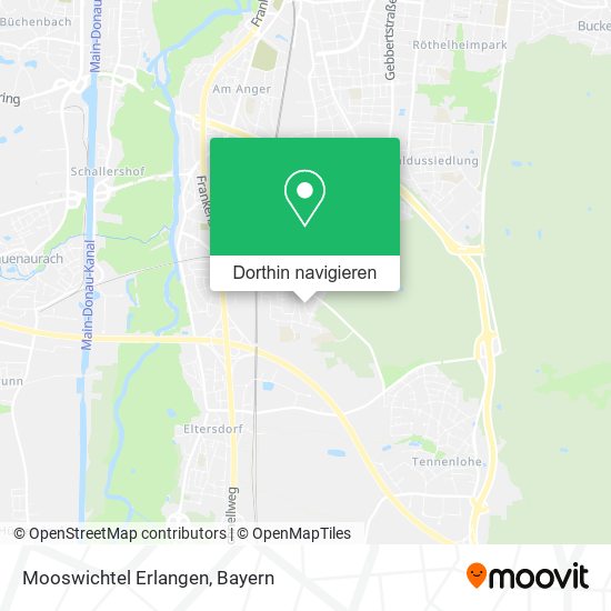 Mooswichtel Erlangen Karte