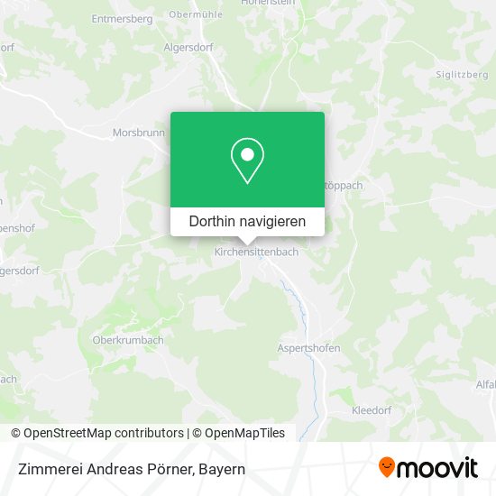 Zimmerei Andreas Pörner Karte