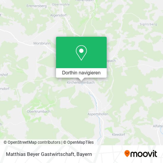 Matthias Beyer Gastwirtschaft Karte