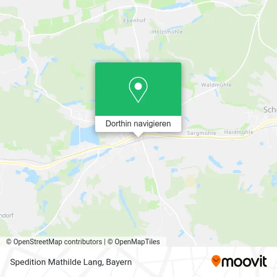 Spedition Mathilde Lang Karte