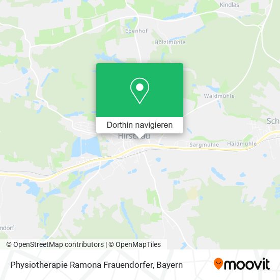 Physiotherapie Ramona Frauendorfer Karte