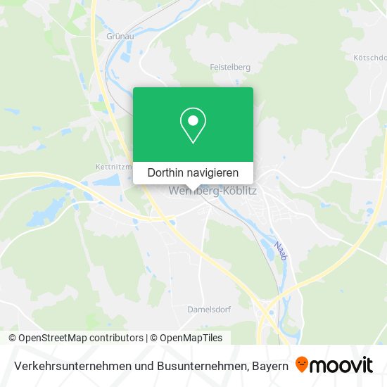 Verkehrsunternehmen und Busunternehmen Karte