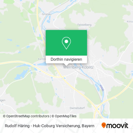 Rudolf Häring - Huk-Coburg Versicherung Karte