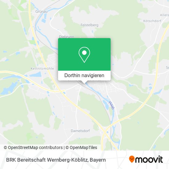 BRK Bereitschaft Wernberg-Köblitz Karte