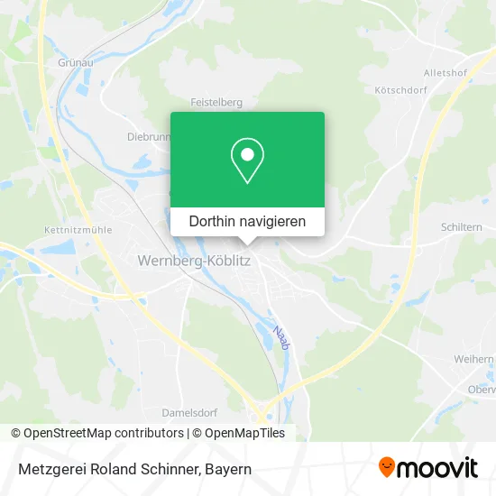 Metzgerei Roland Schinner Karte