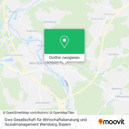 Gws Gesellschaft für Wirtschaftsberatung und Sozialmanagement Wernberg Karte