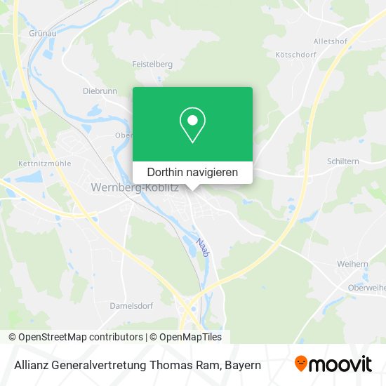 Allianz Generalvertretung Thomas Ram Karte
