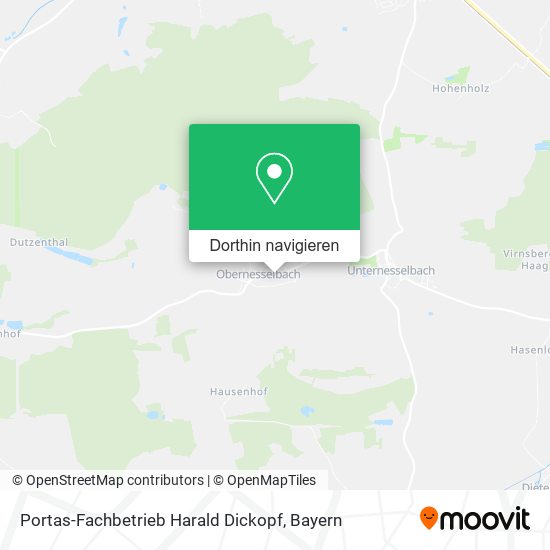 Portas-Fachbetrieb Harald Dickopf Karte
