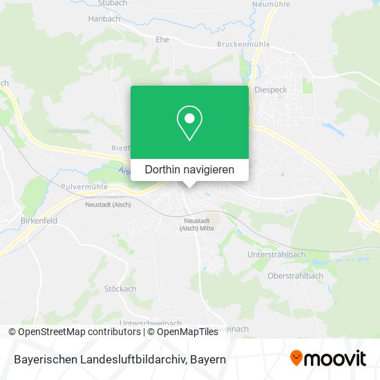 Bayerischen Landesluftbildarchiv Karte