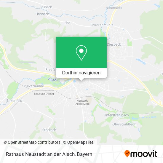 Rathaus Neustadt an der Aisch Karte