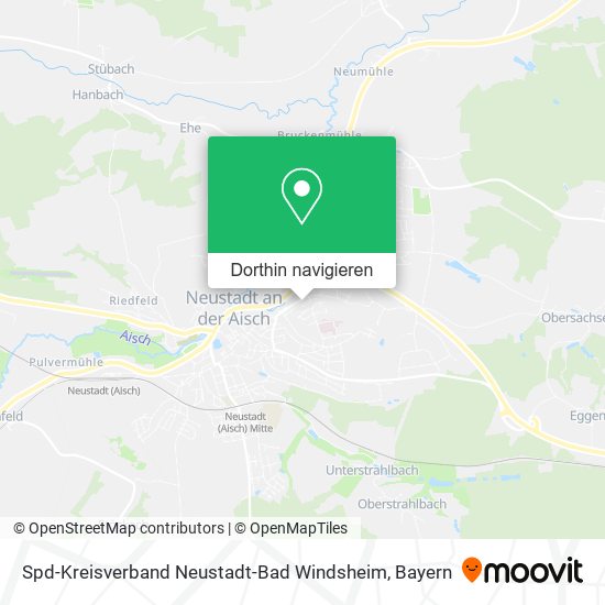Spd-Kreisverband Neustadt-Bad Windsheim Karte