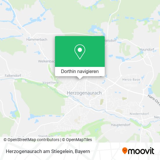 Herzogenaurach am Stiegelein Karte