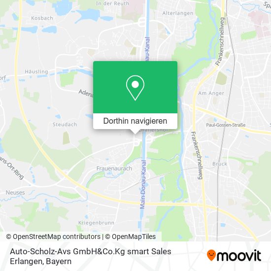 Auto-Scholz-Avs GmbH&Co.Kg smart Sales Erlangen Karte