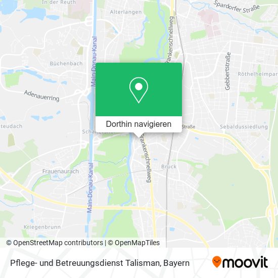 Pflege- und Betreuungsdienst Talisman Karte