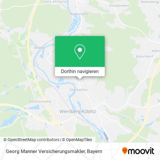 Georg Manner Versicherungsmakler Karte