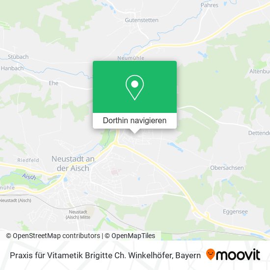 Praxis für Vitametik Brigitte Ch. Winkelhöfer Karte