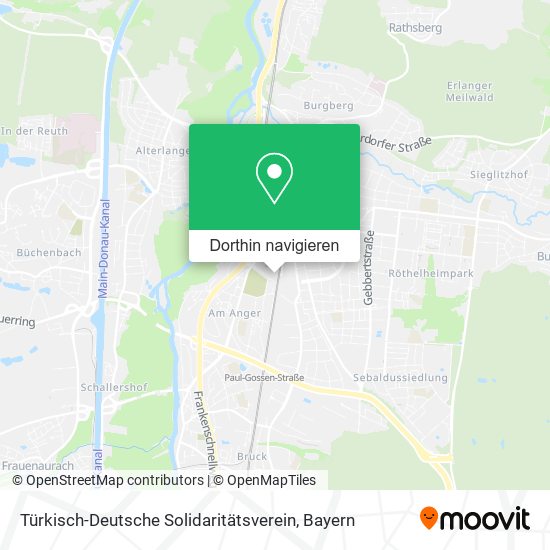 Türkisch-Deutsche Solidaritätsverein Karte