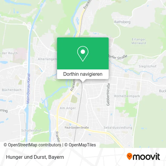 Hunger und Durst Karte