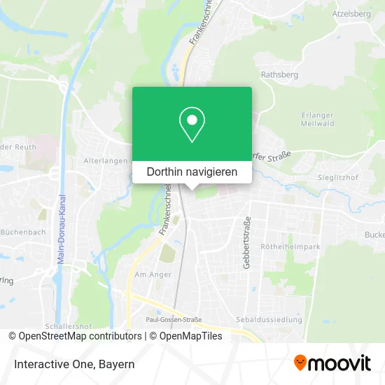 Interactive One Karte