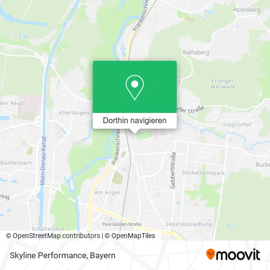 Skyline Performance Karte