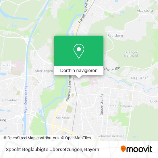 Specht Beglaubigte Übersetzungen Karte